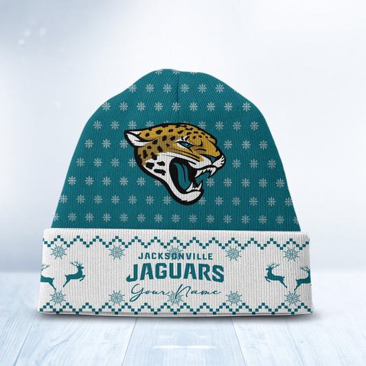 JAC x NFL Customized Beanie Hat Christmas DatND DVT