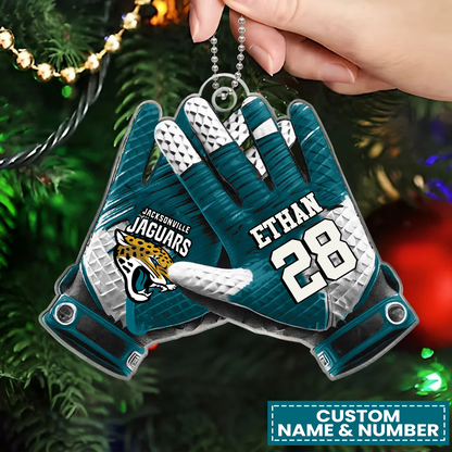 JAC x NFL Customized Christmas Acrylic Ornament DATND TANTD