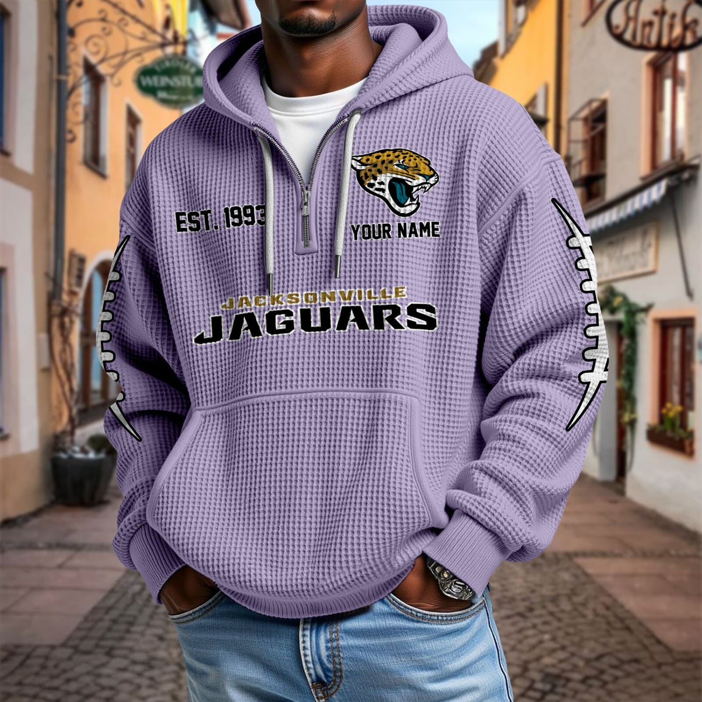 JAC x NFL Waffle Hoodie DatND DVT