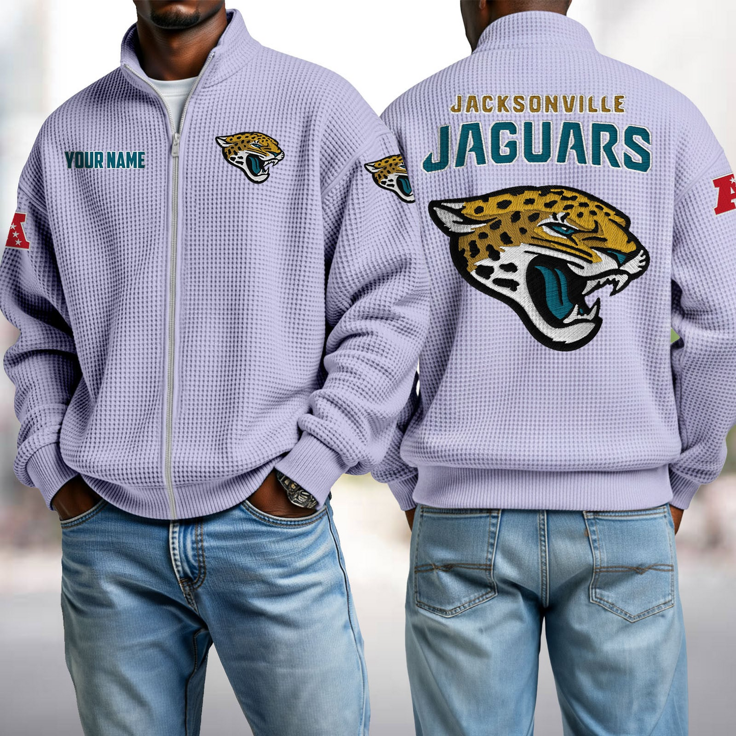 JAC x NFL Waffle Zip-Up Sweatshirt DatND DVT
