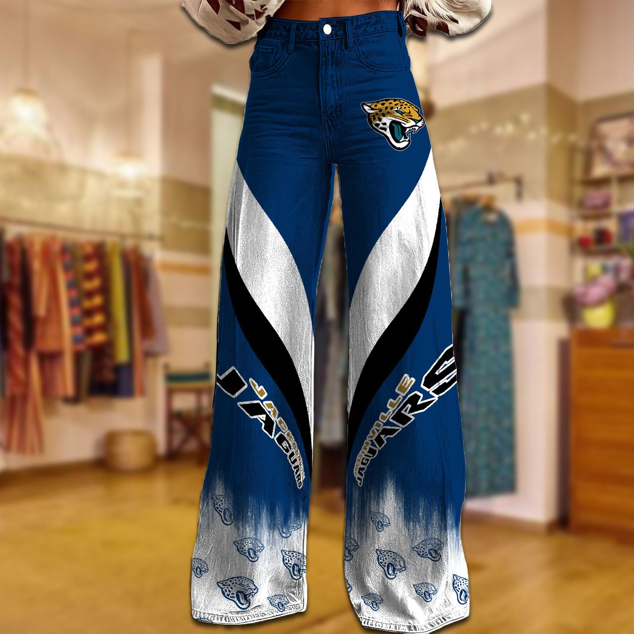 JAC x NFL Women's Casual Wide Leg Pants DATND TANTD 281025