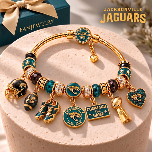 JJ x Luxury NFL Gold Charm Bracelet