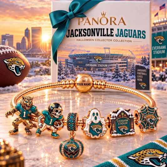 JJ x Luxury NFL Gold Charm Halloween Bracelet