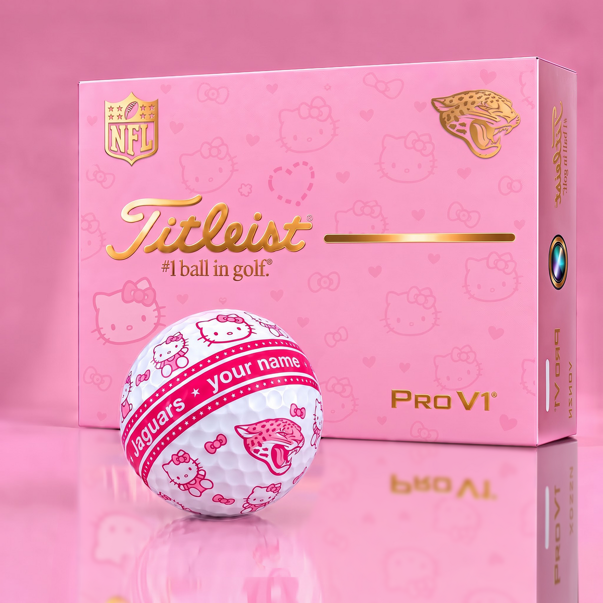 JJ x Personalized NFL Hello Kitty Women’s Golf Gift Set