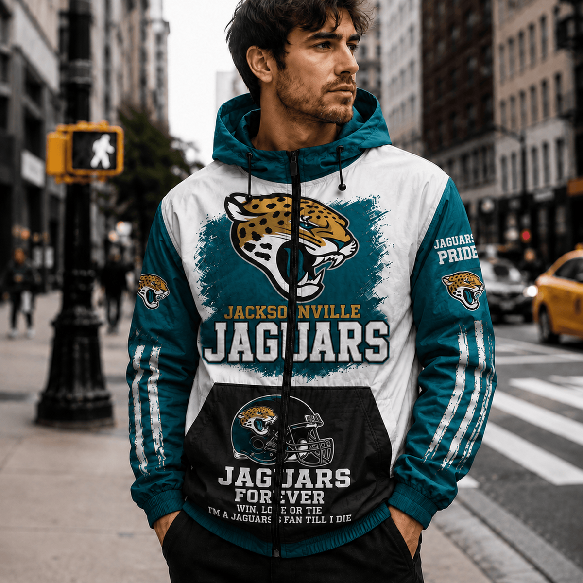 JJ x Premium NFL Unisex Windbreaker Jacket Gift For Fan - Limited Edition