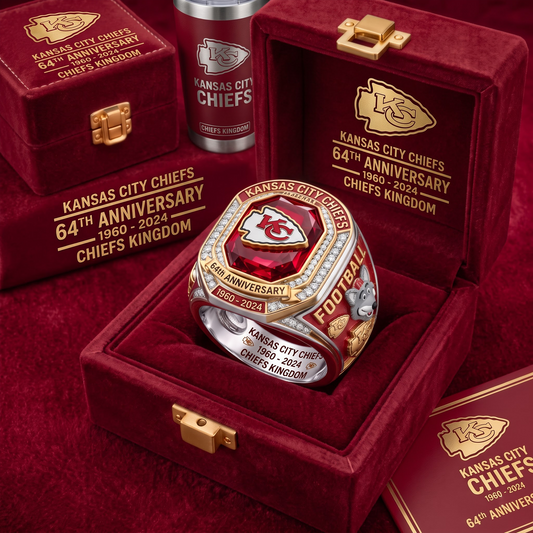 KC X Custom NFL Team Anniversary Collector's Ring Set
