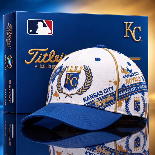 KC X MLB Baseball Cap – Personalized Name Team Heritage Cap