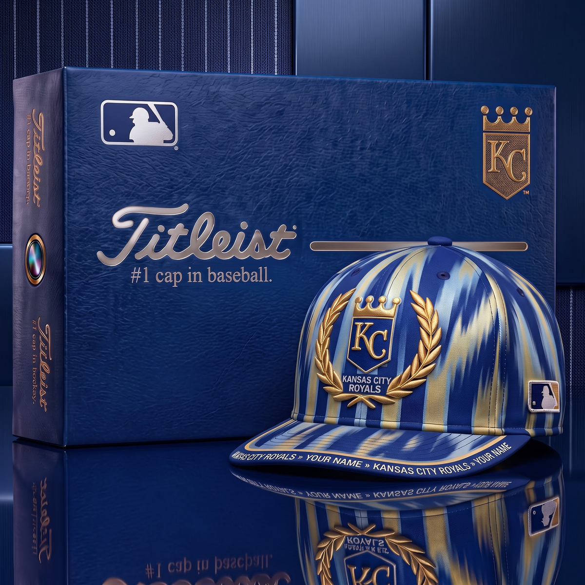 KC X MLB Personalized Snapback Hats New Collection 2409