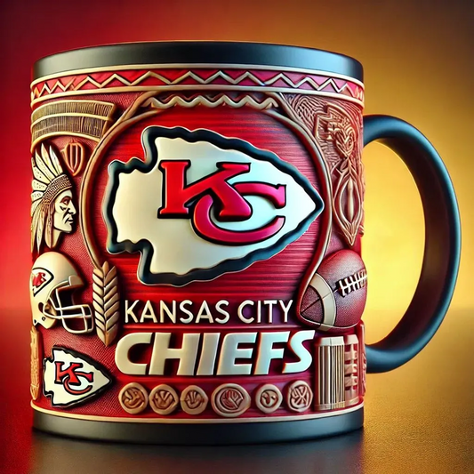 KC X NFL football team Mug Series – Limited Edition Collectible 0412 NAK NHT
