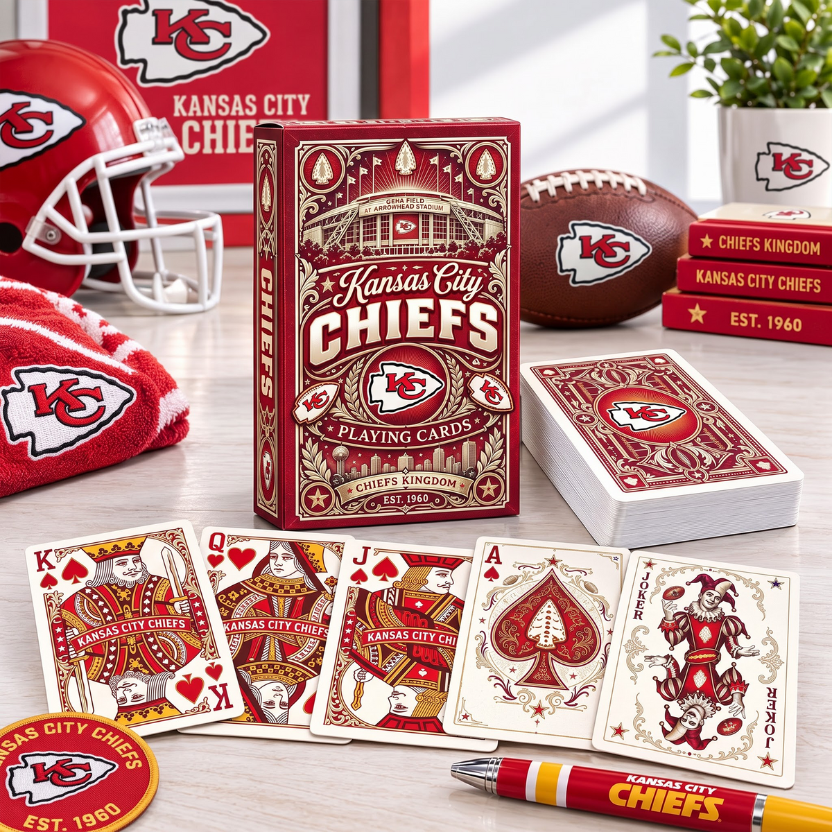 KC X Premium NFL Playing Card Box Set
