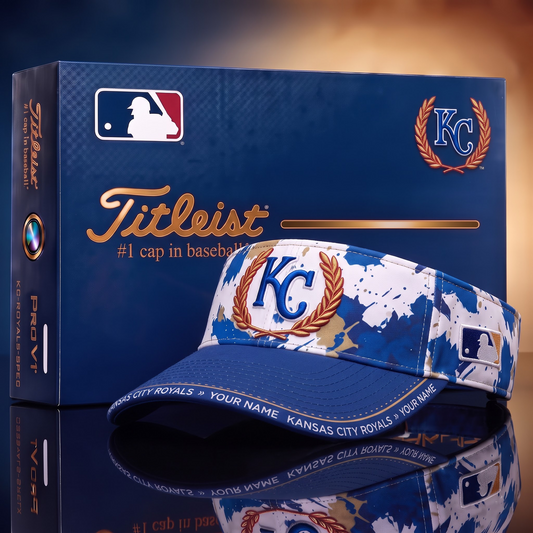 KC X Premium Titleist Visor Hat with Premium Gift Box