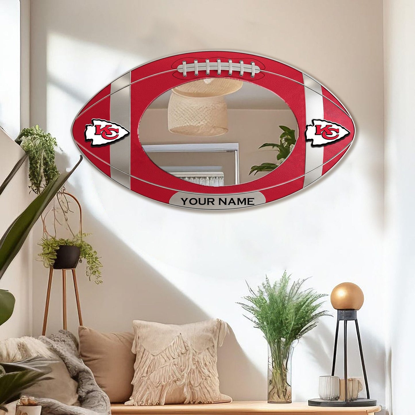 KCC Custom NFL Wall Mirror Decor For Fan DDT CTND