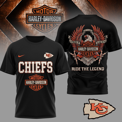 KCC Premium NFL 122 Year Motorcycle 3D Shirt DDT NTL