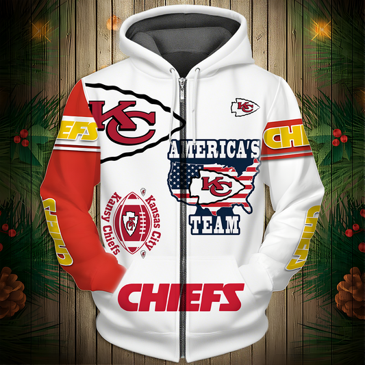 KCC Premium NFL 3D Graphic Hoodie DDT NTL