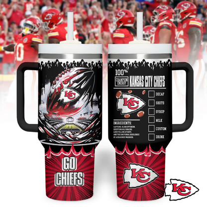 KCC Premium NFL Champion Energy Tumbler 40oz DDT CTND