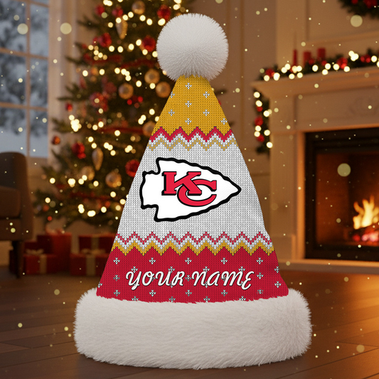 KCC x NFL Personalized Santa Hat Christmas DATND TANTD