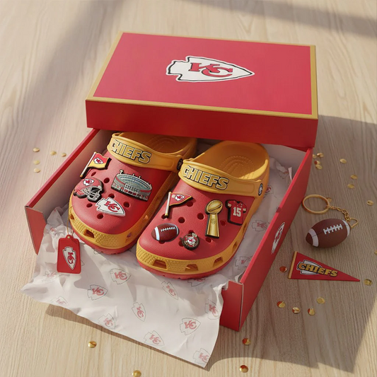 KCC x NFL Premium Crocs Clogs Shoes DATND TANTD