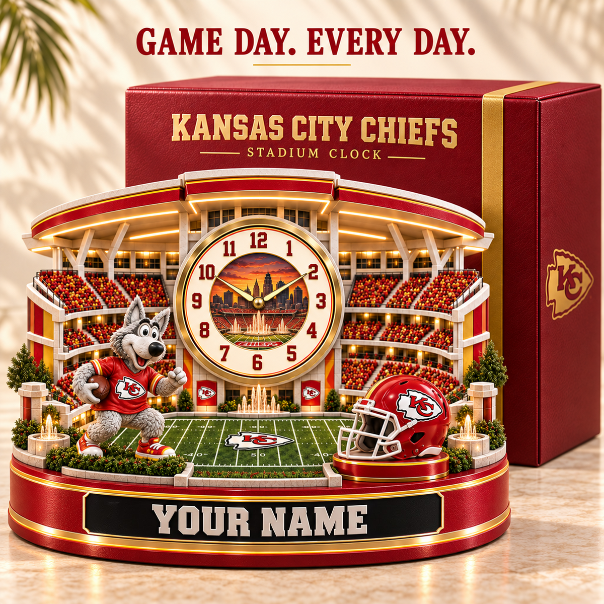 KCC x Premium NFL Home Decorative Table Clock