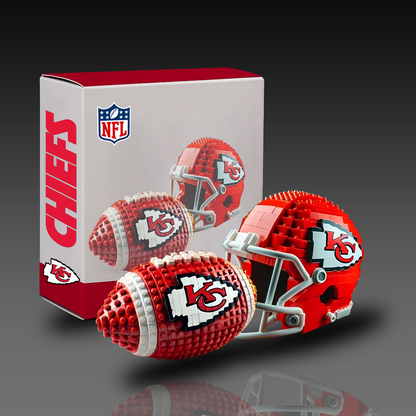 NFL Team Ball & Helmets Building Block Football Set DDT CTND