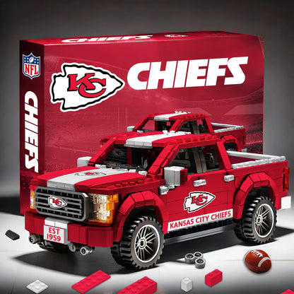 NFL 3D Racing Truck Model Building Block Set 2411 V1 NAK NHM