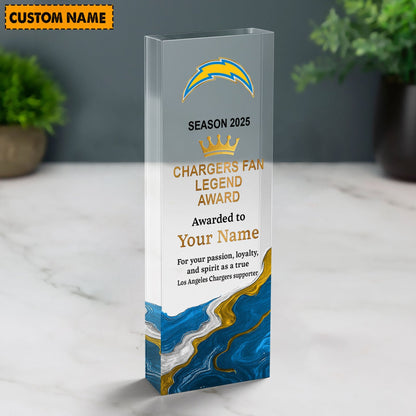 LAC NFL Personalized Acrylic Award Plaque Funny Christmas Gift For Family DDT NTL