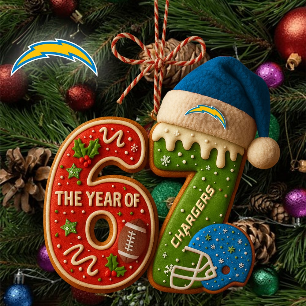 LAC Premium NFL 67 Hanging Ornament DDT NTL