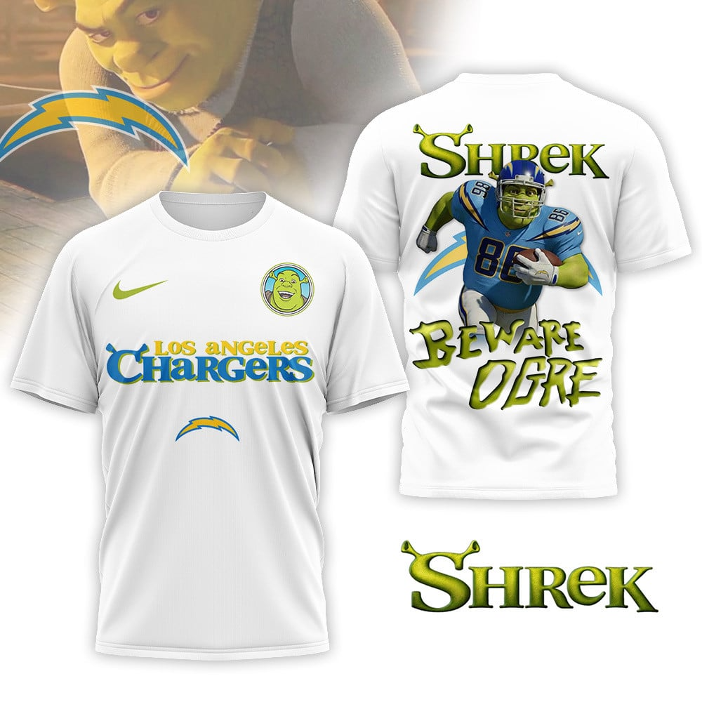 LAC Premium NFL Shrek 3D Shirt DDT CTND