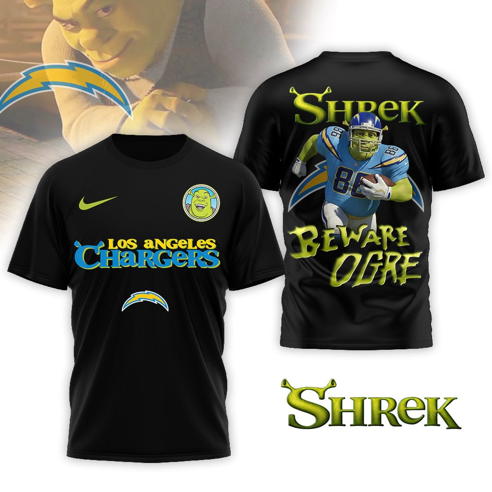 LAC Premium NFL Shrek 3D Shirt DDT CTND