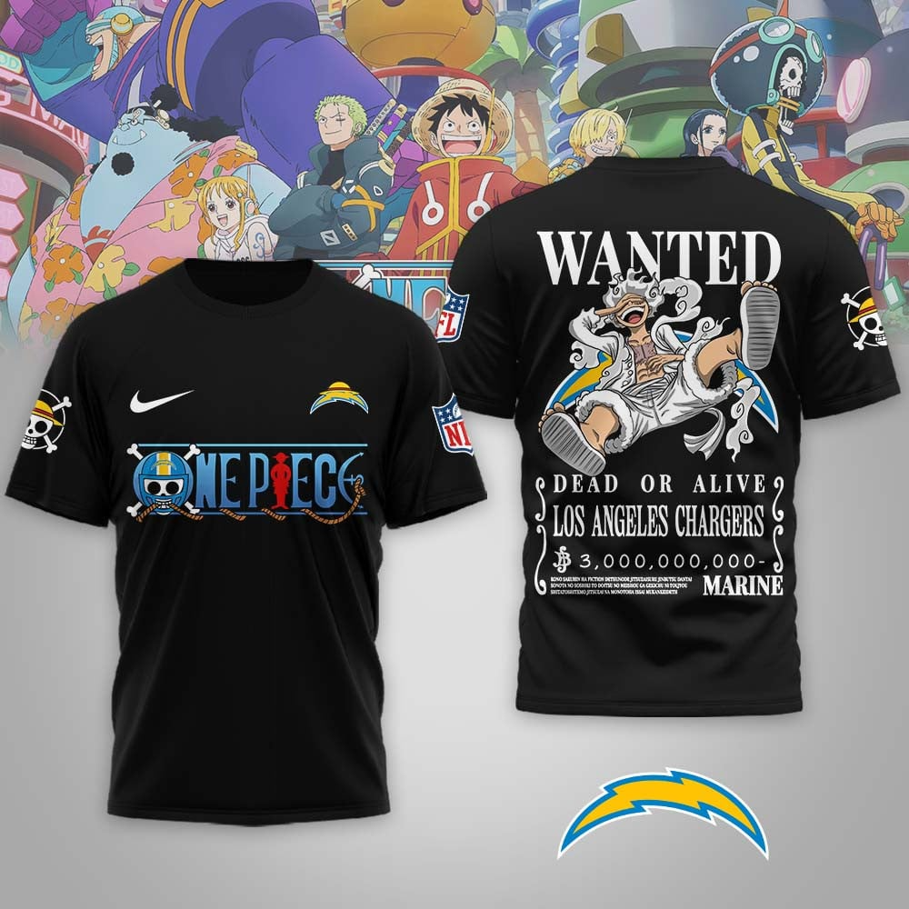 LAC Premium NFL Wanted Monkey D Luffy 3D Shirt DDT NTL