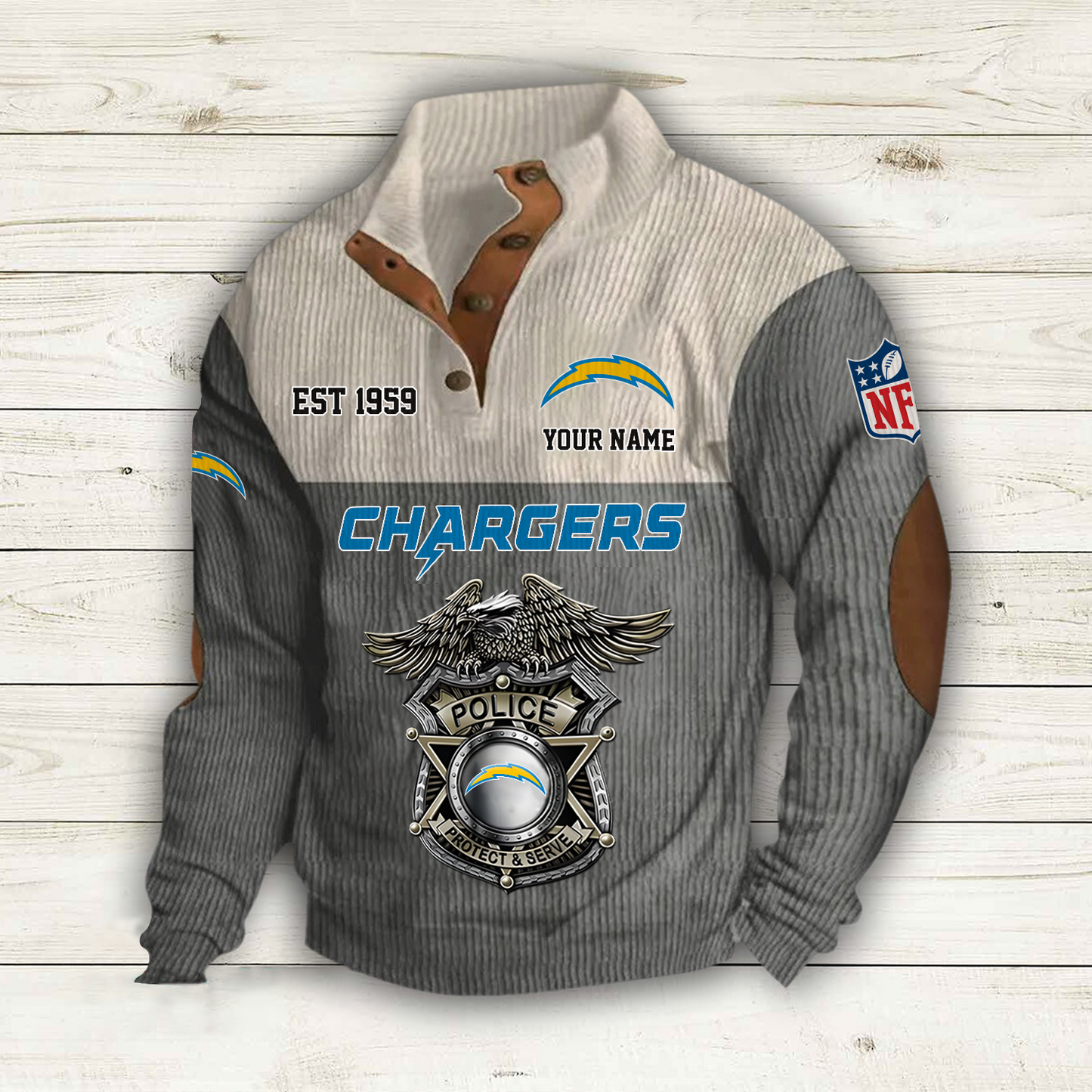 LAC x NFL Custom Name Sport Sweatshirt DatND DVT