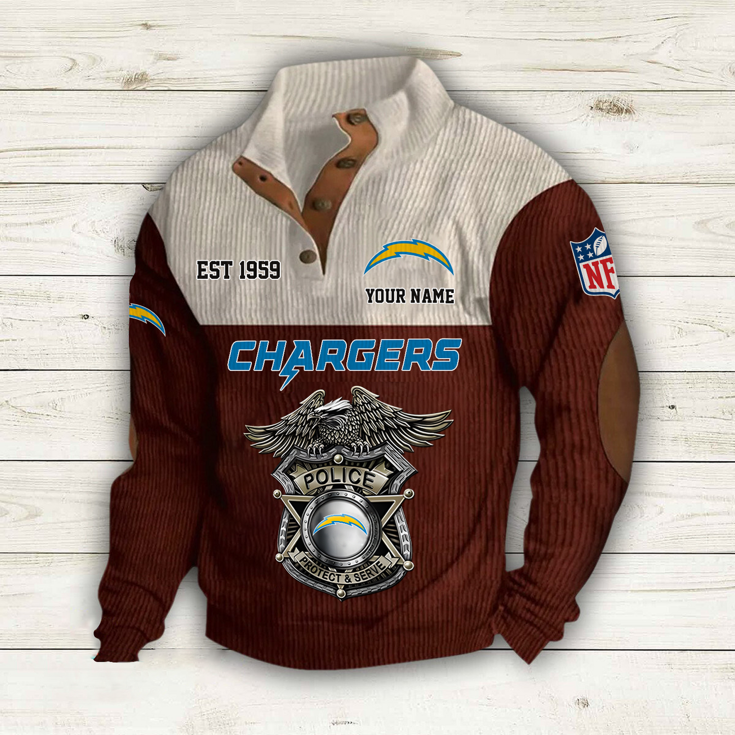 LAC x NFL Custom Name Sport Sweatshirt DatND DVT