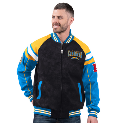 LAC x NFL Officially Licensed Faux Suede Jacket DATND TANTD