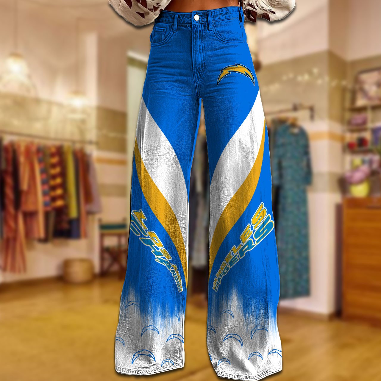 LAC x NFL Women's Casual Wide Leg Pants DATND TANTD 281025