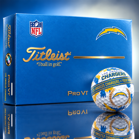 LAC x Premium NFL Titleist Pro V1 Golf Ball Set
