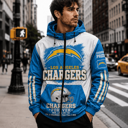 LAC x Premium NFL Unisex Windbreaker Jacket Gift For Fan - Limited Edition