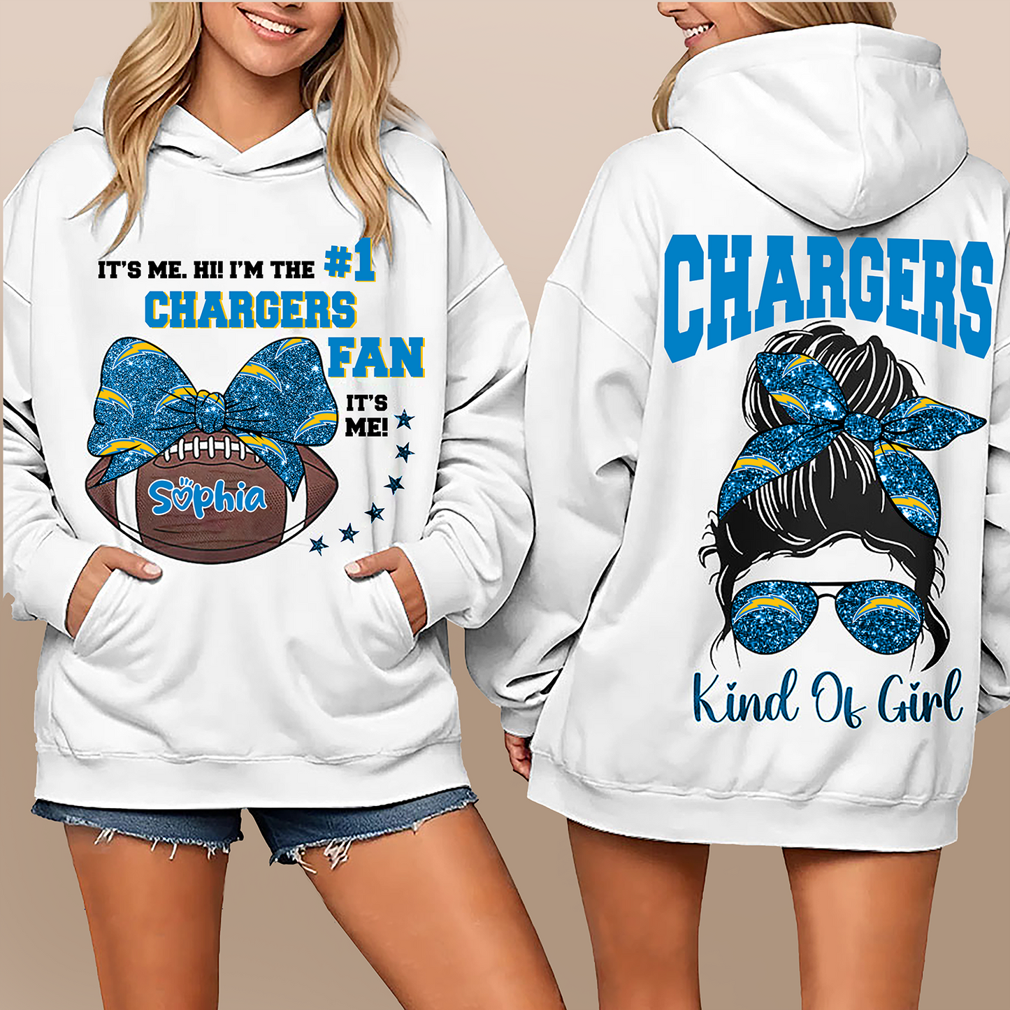 LAC Premium NFL Kind Of Girl Hoodie DDT HLPHUONG