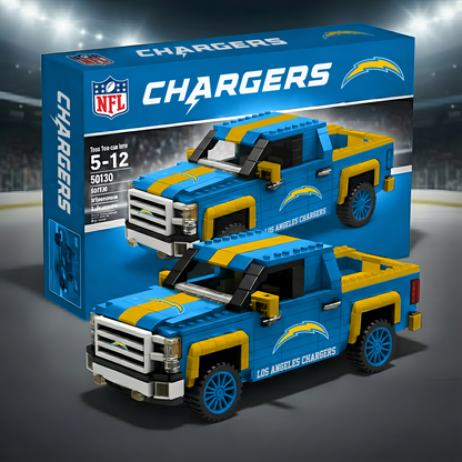 NFL 3D Racing Truck Model Building Block Set 0212 NAK NHT