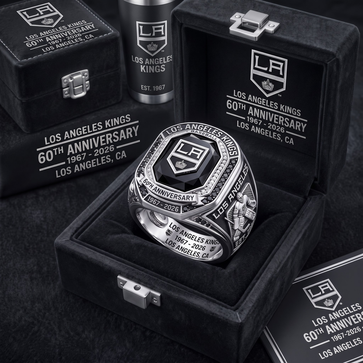LAK X NHL Anniversary Ring Box Set