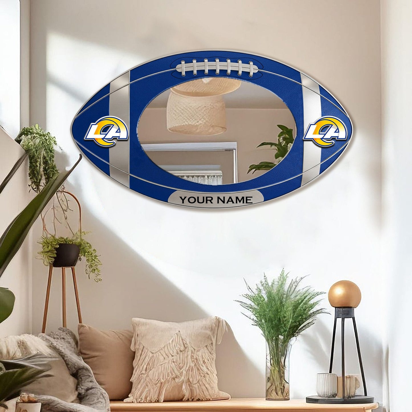 LAR Custom NFL Wall Mirror Decor For Fan DDT CTND