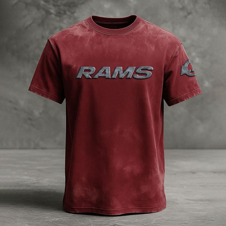 LAR NFL Retro Style Shirt DDT  HLPHUONG