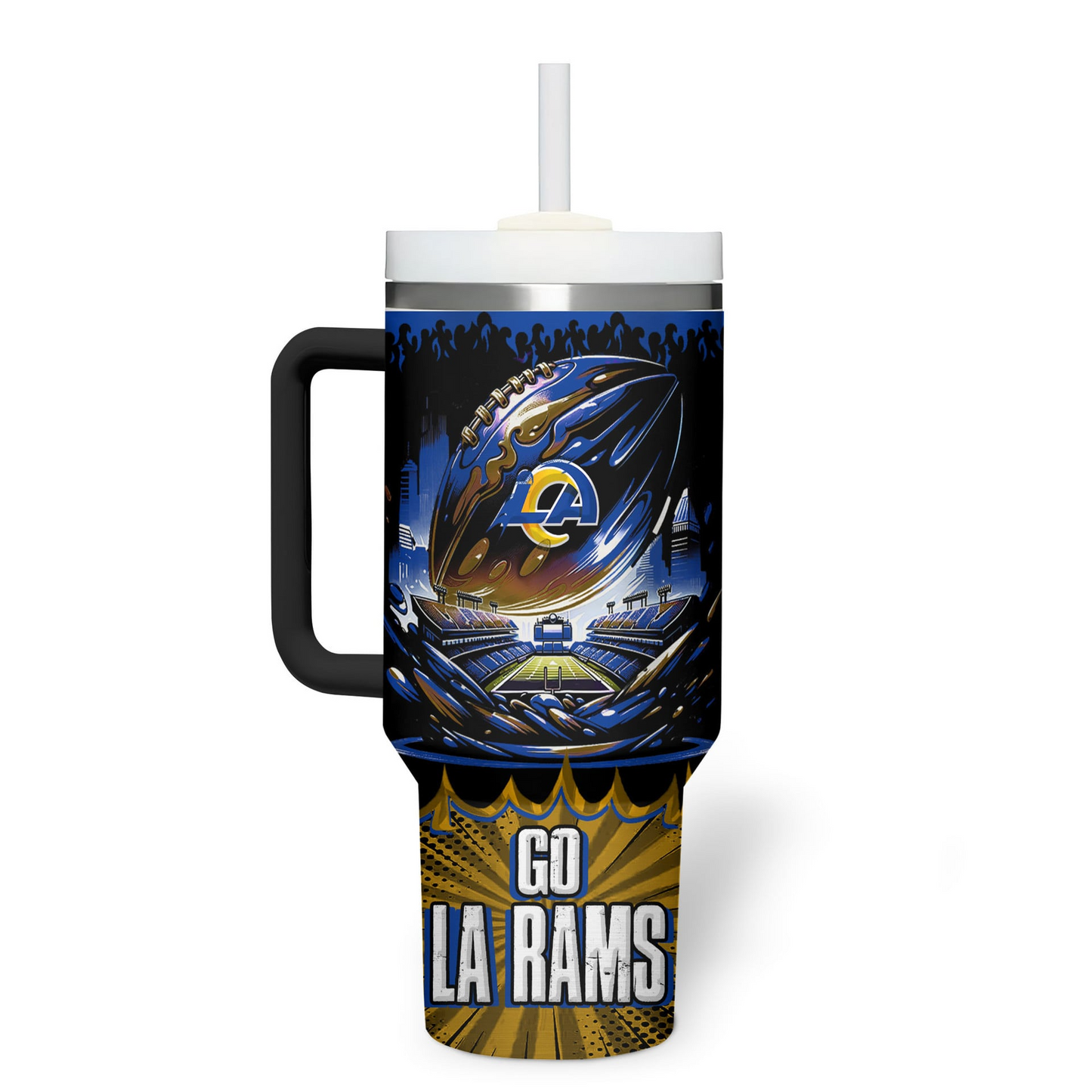 LAR Premium NFL Champion Energy Tumbler 40oz DDT CTND