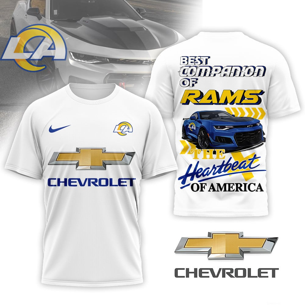 LAR Premium NFL Chevrolet 3D Shirt DDT CTND