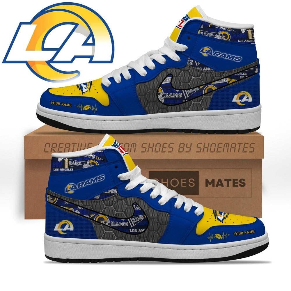 LAR Premium NFL V2 Air Jordan 1 DDT HLPHUONG