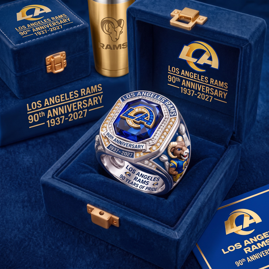 LAR X Custom NFL Team Anniversary Collector's Ring Set