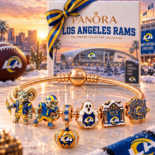LAR x Luxury NFL Gold Charm Halloween Bracelet