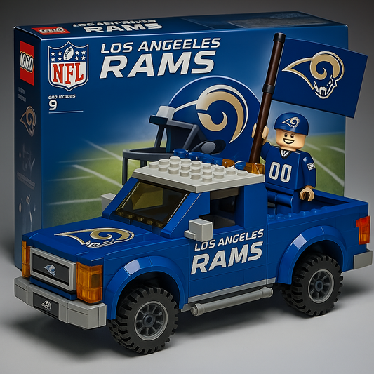 LAR x NFL Building Blocks Truck Toy Set DatND DVT