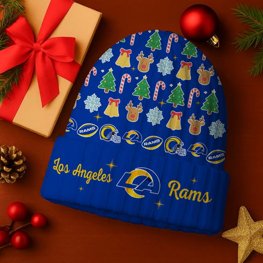 LAR x NFL Christmas Beanie DatND DVT