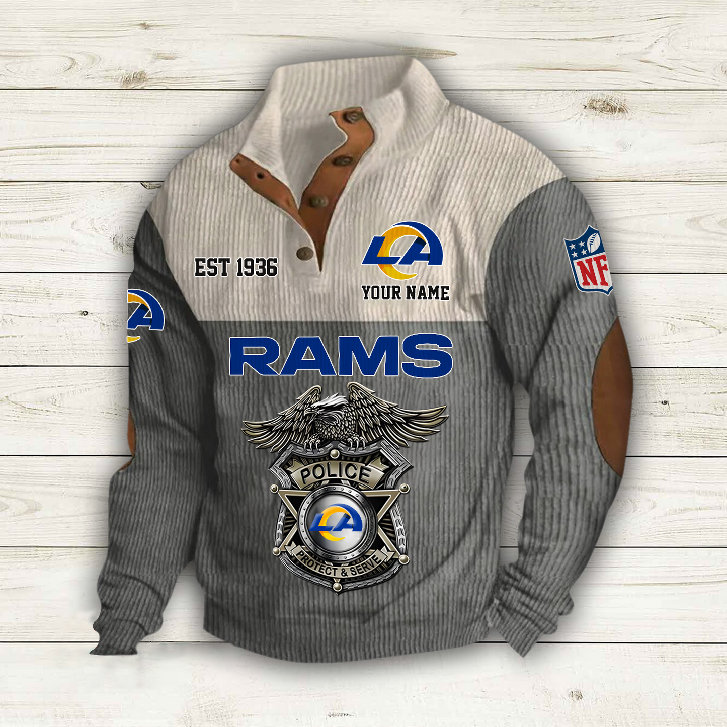 LAR x NFL Custom Name Sport Sweatshirt DatND DVT
