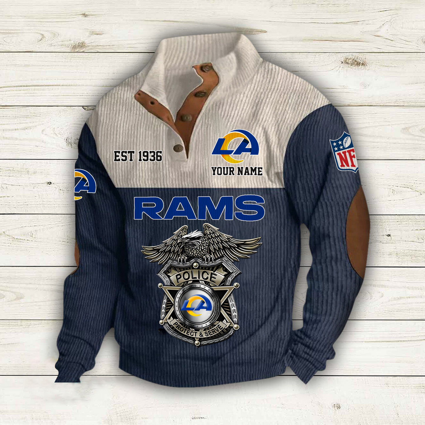 LAR x NFL Custom Name Sport Sweatshirt DatND DVT