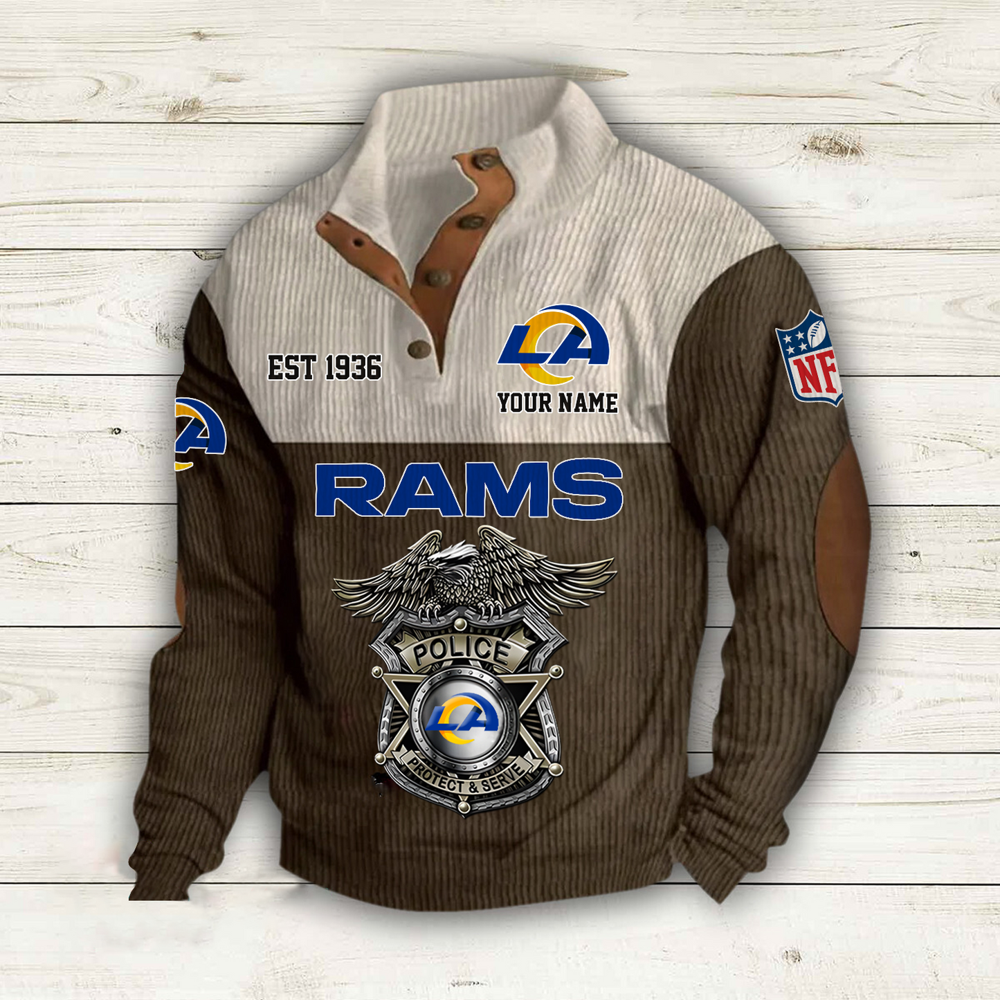 LAR x NFL Custom Name Sport Sweatshirt DatND DVT